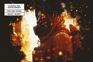 Burning Fire Photo Effect