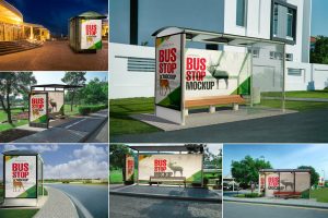 Bus Stand Mockups
