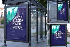 Bus Stop Poster vol.01 – Mockup