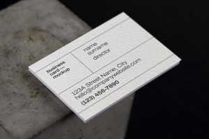 Business Card Mockup