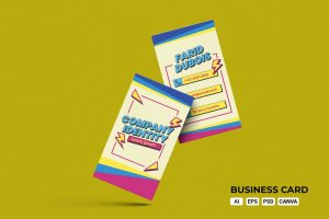 Business Card Portrait Template