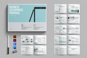 Business Enterprises Proposal Template Landscape