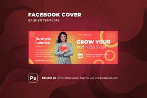 Business Facebook Cover Banner Template