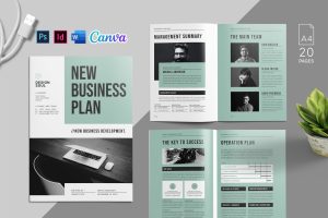 Business Plan | Canva | Docx | ID | PSD