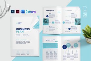 Business Plan | Canva | Docx | ID | PSD