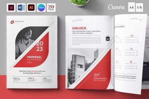 Business Proposal | Canva | Word | Ai |ID| 20 Pg