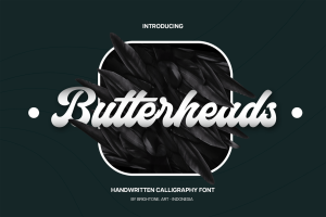 Butterheads – Handwritten Calligraphy Font