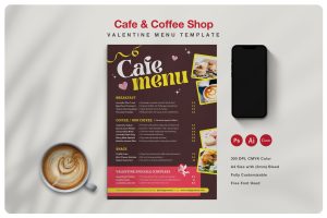 Cafe and Coffee Shop Menu