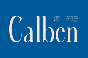 Calben – Elegant Font