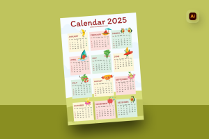 Calendar 2025 Flyer