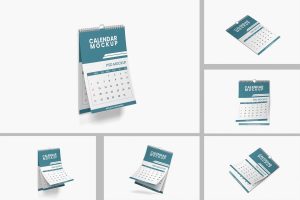 Calendar mockup