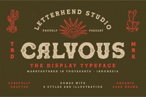 Calvous – Slab Serif Typeface