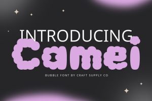 Camei – Bubble Font