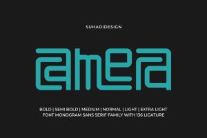 Camera – Monogram Ligature Font