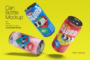 Can Bottle Mockup