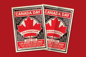 Canada Day Flyer Template