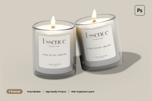 Candle Mockup