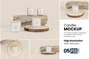 Candle Mockup