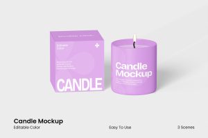 Candle Mockup