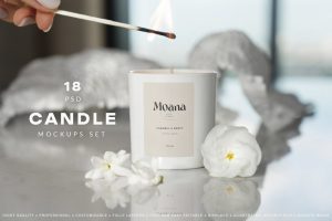 Candle Mockups Set