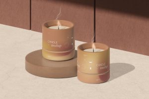 Candles Mockup