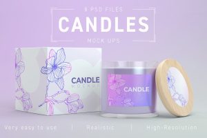 Candles Mockup Set