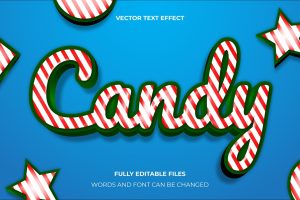 Candy 3d Text Effect