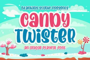 Candy Twister an Unique Playful Font