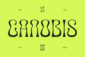 Canobis – Psychedelic Typeface