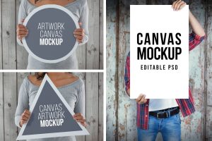 Canvas mockup