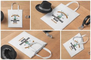 Canvas Shopping Bag Mockups
