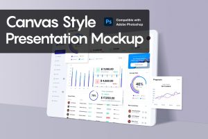 Canvas Style Presentation Mockups