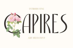 Capires – Art Deco Font