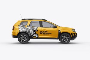 Car Wrap Mockup