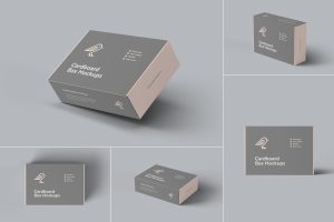 Cardboard Box Mockups