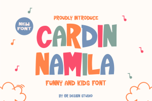 Cardin Namila – Comic Font