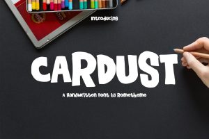 Cardust – Playful Font
