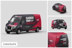Cargo Van Mockup Set