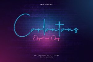 Carlantans – Elegant Signature Font