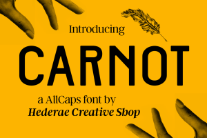 Carnot AllCaps Font