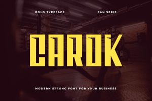 Carok Bold Font