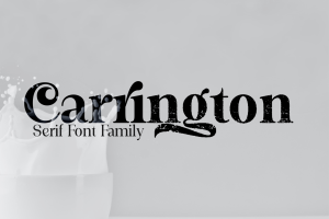 Carrington serif family font