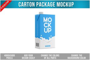 Carton Package Mockup