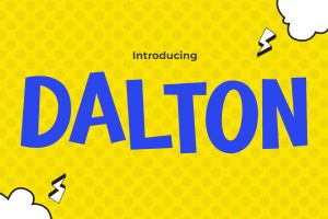 Cartoon Font – Dalton