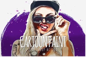 Cartoon Paint – Photoshop Action