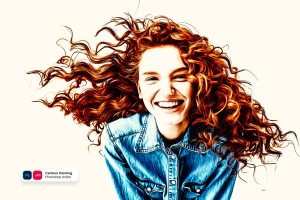 Cartoon Painting Photoshop Action