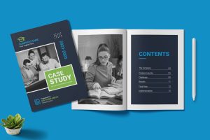Case Study Booklet Design Template