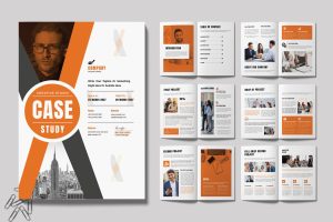 Case Study Booklet Template Layout