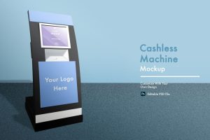 cashless machine mockup