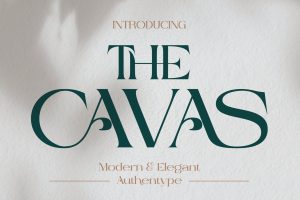 Cavas modern & elegant font